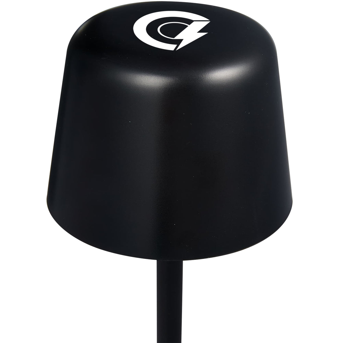 Mini Rechargeable Desk Lamp in Recycled Plastic Full Color - Black - Front Alternate