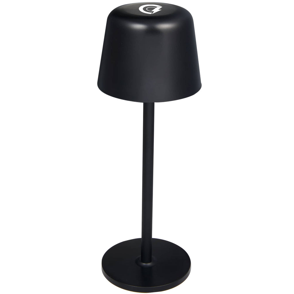 Mini Rechargeable Desk Lamp in Recycled Plastic Full Color - Black - Front