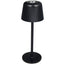 Mini Rechargeable Desk Lamp in Recycled Plastic Full Color - Black - Front