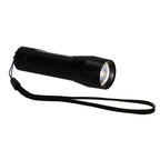Mini Rechargeable Flashlight with Side Light, 50 Lumens Laser Engraving - Black - Right Angle 4