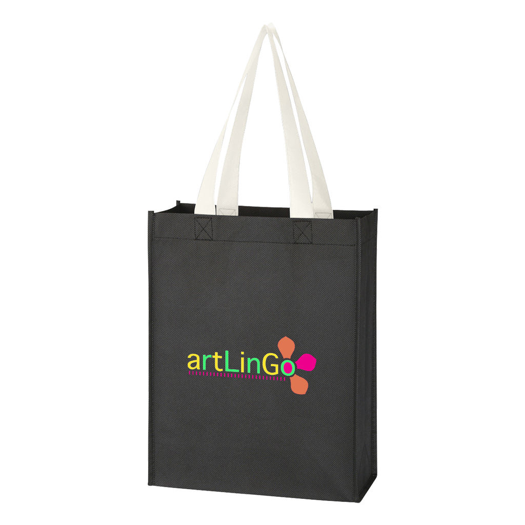 Mini Recycled Tote Bag, Non-Woven - Colorbrite