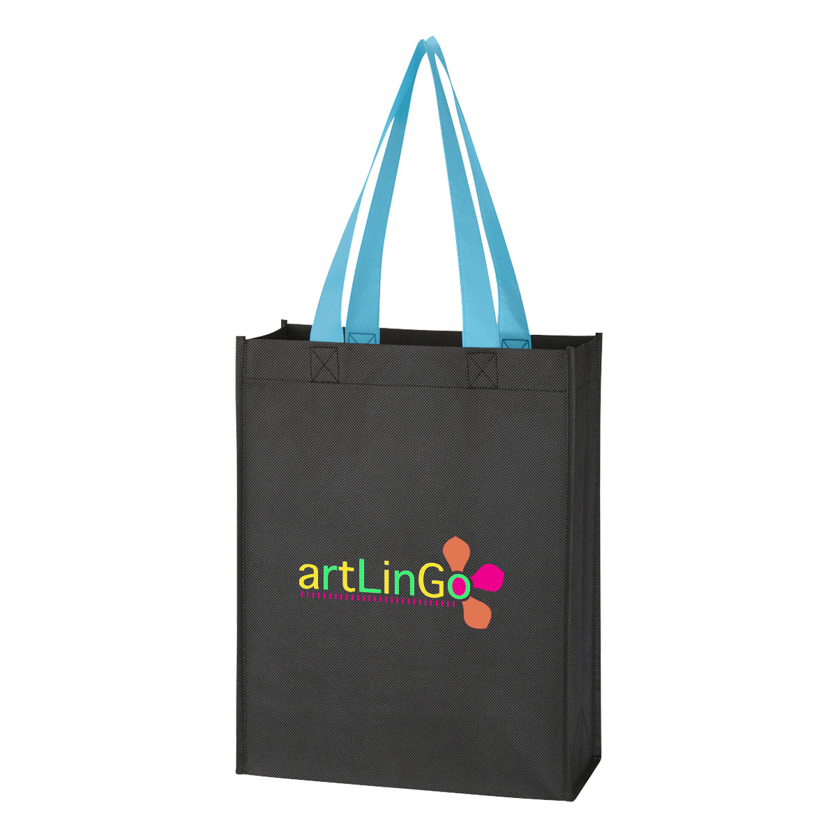 Mini Recycled Tote Bag, Non-Woven - Colorbrite