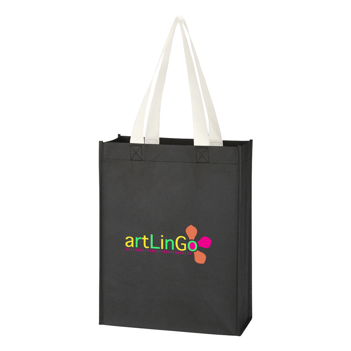 Mini Recycled Tote Bag, Non-Woven - Colorbrite