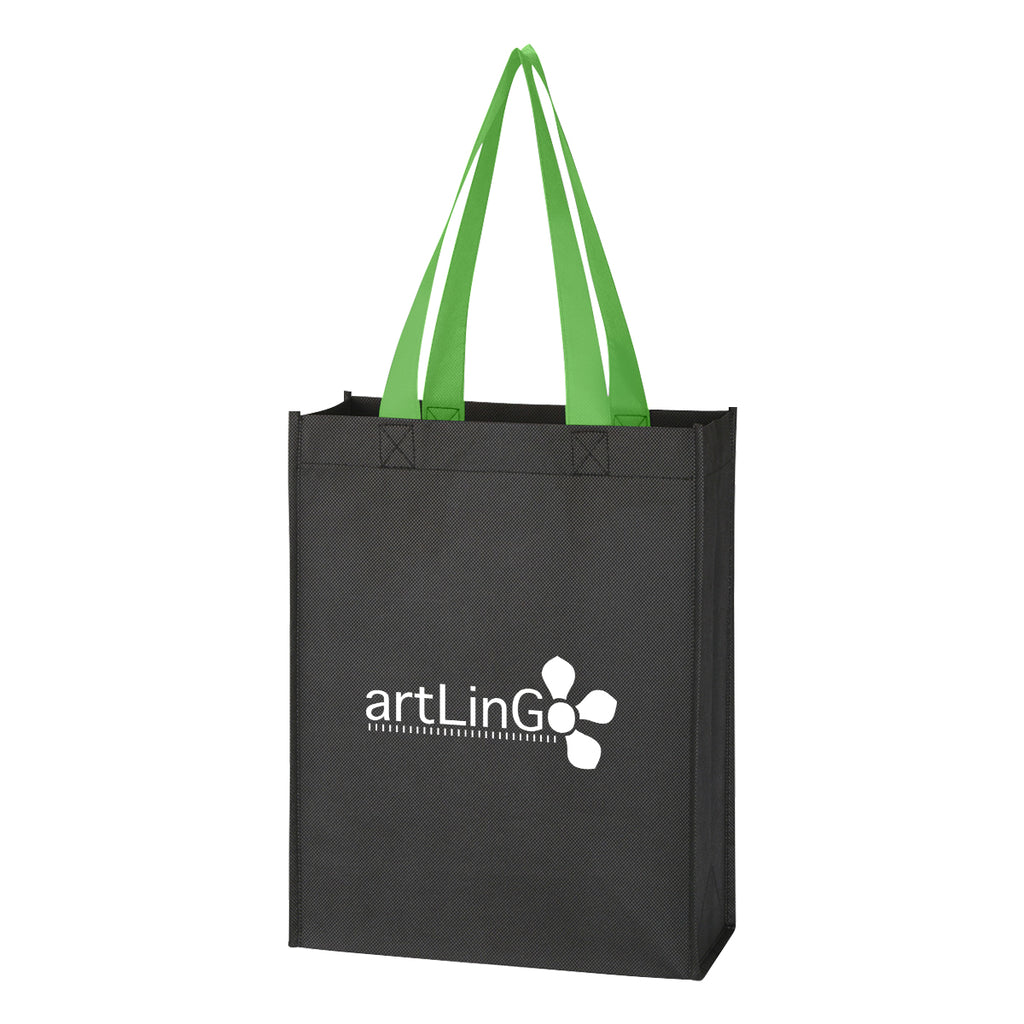 Mini Recycled Tote Bag, Non-Woven - Silk Screen