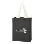Mini Recycled Tote Bag, Non-Woven - Silk Screen