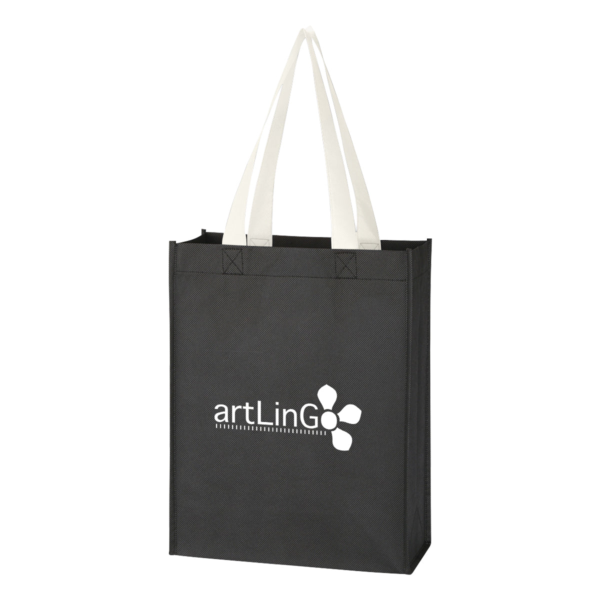 Mini Recycled Tote Bag, Non-Woven - Silk Screen