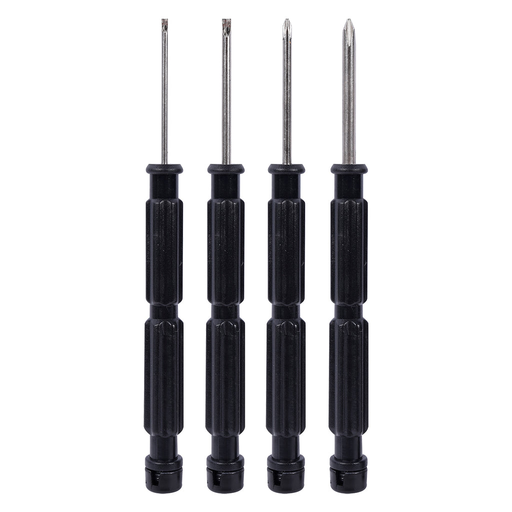 Mini Screwdriver Set, Four Piece - Black - Tool_Blank