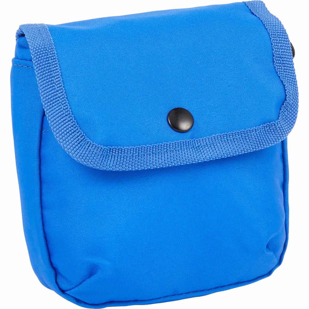 Mini Snap Pouch Bag Charm with Carabiner Full Color - Royal - Right Angle