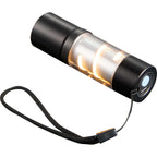 Mini Spiral Filament Lantern Flashlight, 100 Lumens - Black - Cord