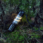Mini Spiral Filament Lantern Flashlight, 100 Lumens - Black - Right Angle Front