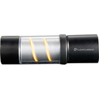 Mini Spiral Filament Lantern Flashlight, 100 Lumens Laser Engraving - Black - Front