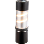 Mini Spiral Filament Lantern Flashlight, 100 Lumens Laser Engraving - Black - Lantern
