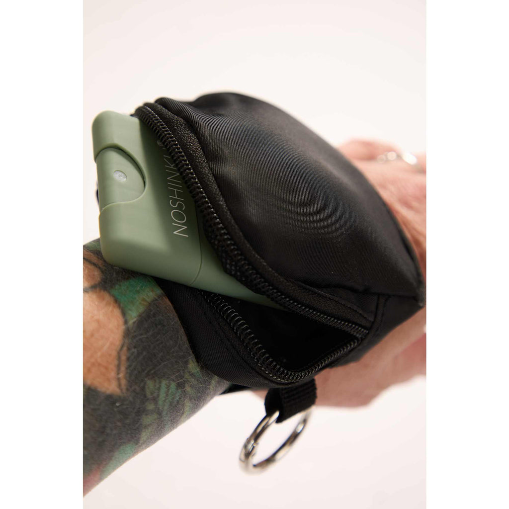 Mini Sport Wrist Pack Bag Charm - Black - Detail