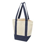 Mini Starboard Recycled Cotton Canvas Tote Bag, 10 oz - Angle