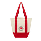 Mini Starboard Recycled Cotton Canvas Tote Bag, 10 oz - Red - Colorbrite