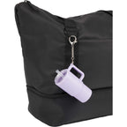 Mini Straw Tumbler Keychain, 4 oz - Purple - Propped