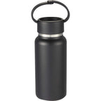 Mini Thor Insulated Bottle with Clip Handle, 8 oz - Black - Back