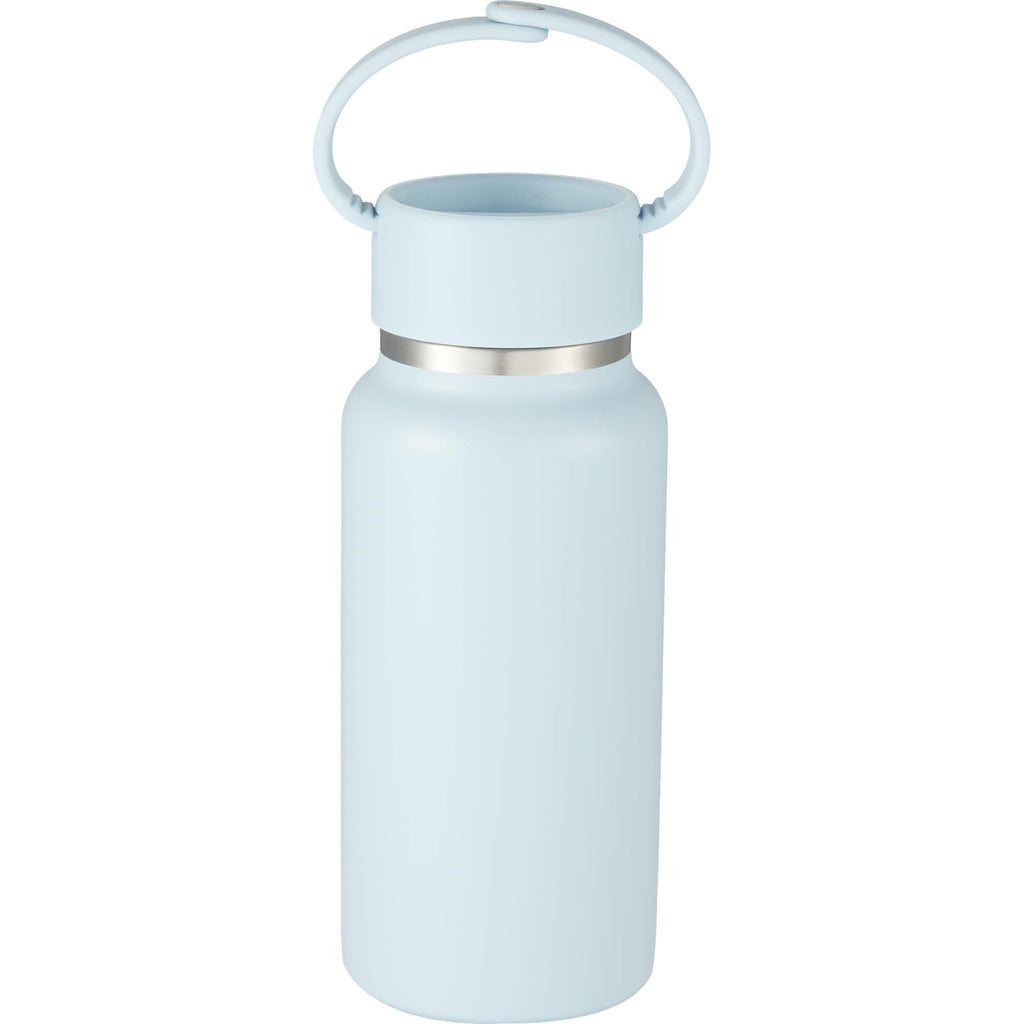 Mini Thor Insulated Bottle with Clip Handle, 8 oz - Light Blue - Back