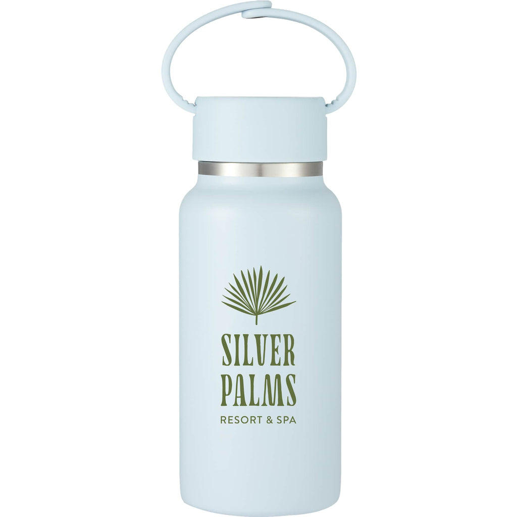 Mini Thor Insulated Bottle with Clip Handle, 8 oz - Light Blue - Front
