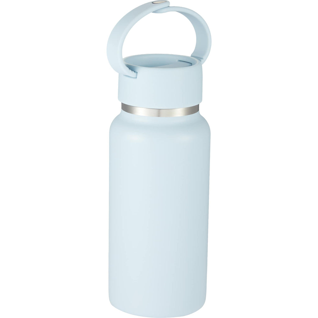 Mini Thor Insulated Bottle with Clip Handle, 8 oz - Light Blue - Right Angle