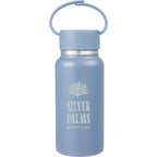 Mini Thor Insulated Bottle with Clip Handle, 8 oz - Midnight Blue - Front