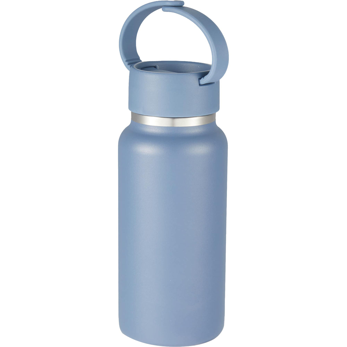 Mini Thor Insulated Bottle with Clip Handle, 8 oz - Midnight Blue - Left Angle