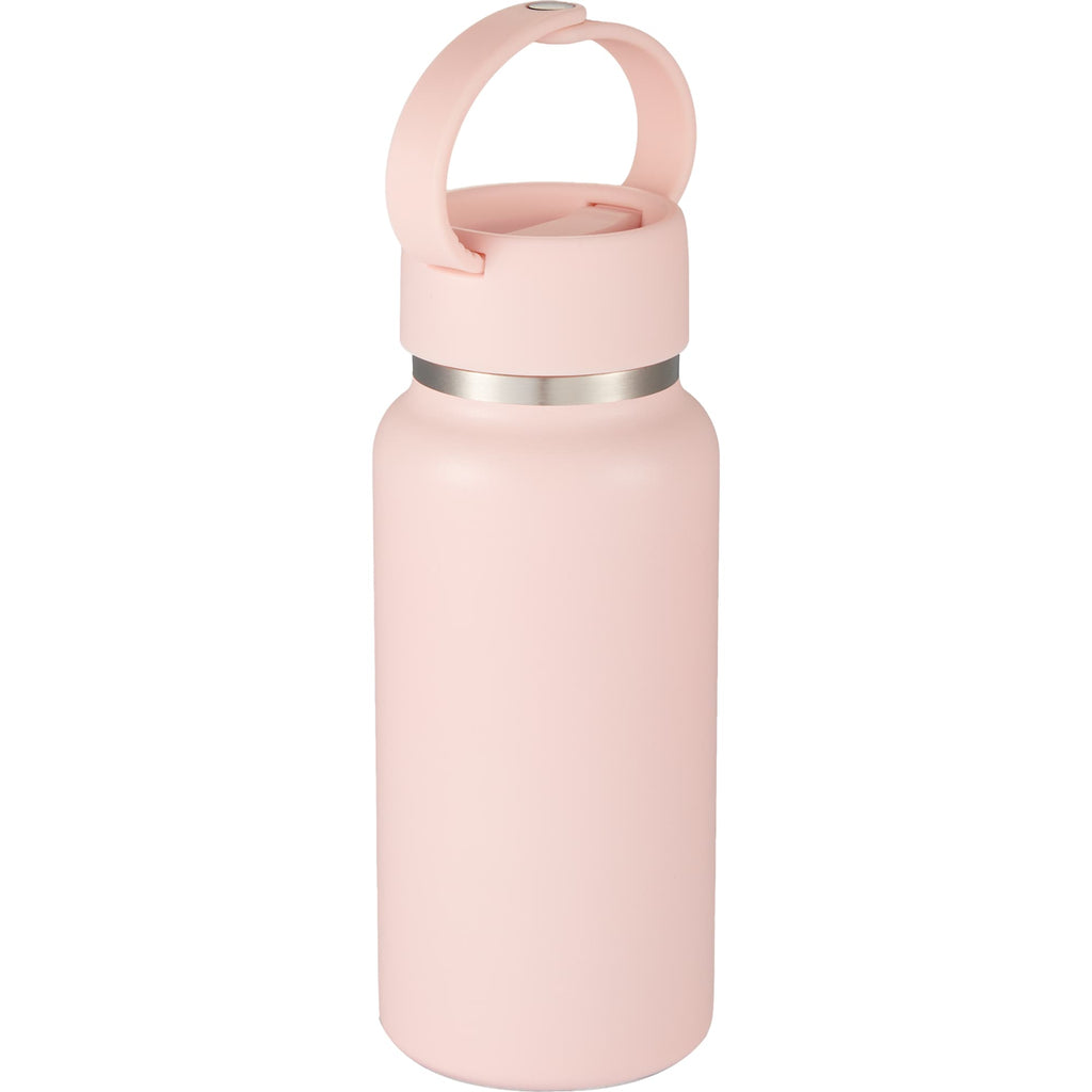 Mini Thor Insulated Bottle with Clip Handle, 8 oz - Pink - Right Angle