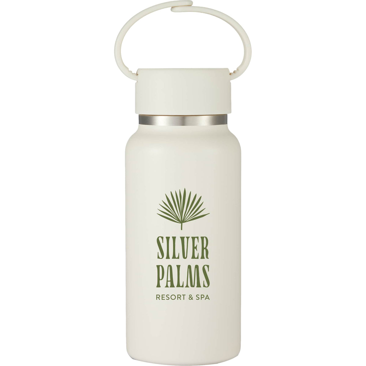 Mini Thor Insulated Bottle with Clip Handle, 8 oz - Tofu - Front