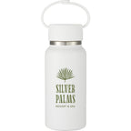 Mini Thor Insulated Bottle with Clip Handle, 8 oz - White - Front