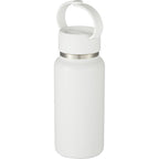 Mini Thor Insulated Bottle with Clip Handle, 8 oz - White - Left Angle