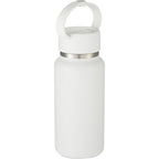 Mini Thor Insulated Bottle with Clip Handle, 8 oz - White - Right Angle