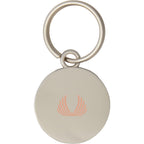 Mini Tote Bag Charm in Recycled Polyester Transfer - Gray - Charm