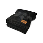 Mink Ever Soft Throw Blanket in Recycled Polyester Laser Engraving - Black - View 1