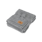 Mink Ever Soft Throw Blanket in Recycled Polyester Laser Engraving - Circular Grey - View 1