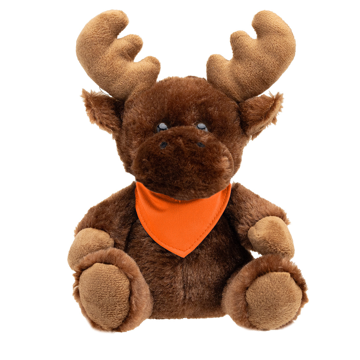 Minnie Moose Plush Toy, 6 Inch - Brown - BANDANA