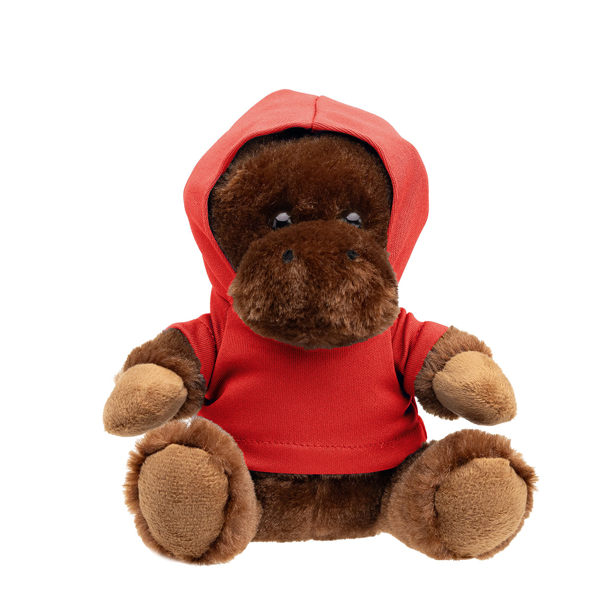 Minnie Moose Plush Toy, 6 Inch - Brown - HOODIE