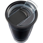 Mipsy Clear Double-Wall Tumbler in Recycled Plastic, 16 oz Full Color - Black - Detail 3