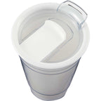 Mipsy Clear Double-Wall Tumbler in Recycled Plastic, 16 oz - White - Detail 3