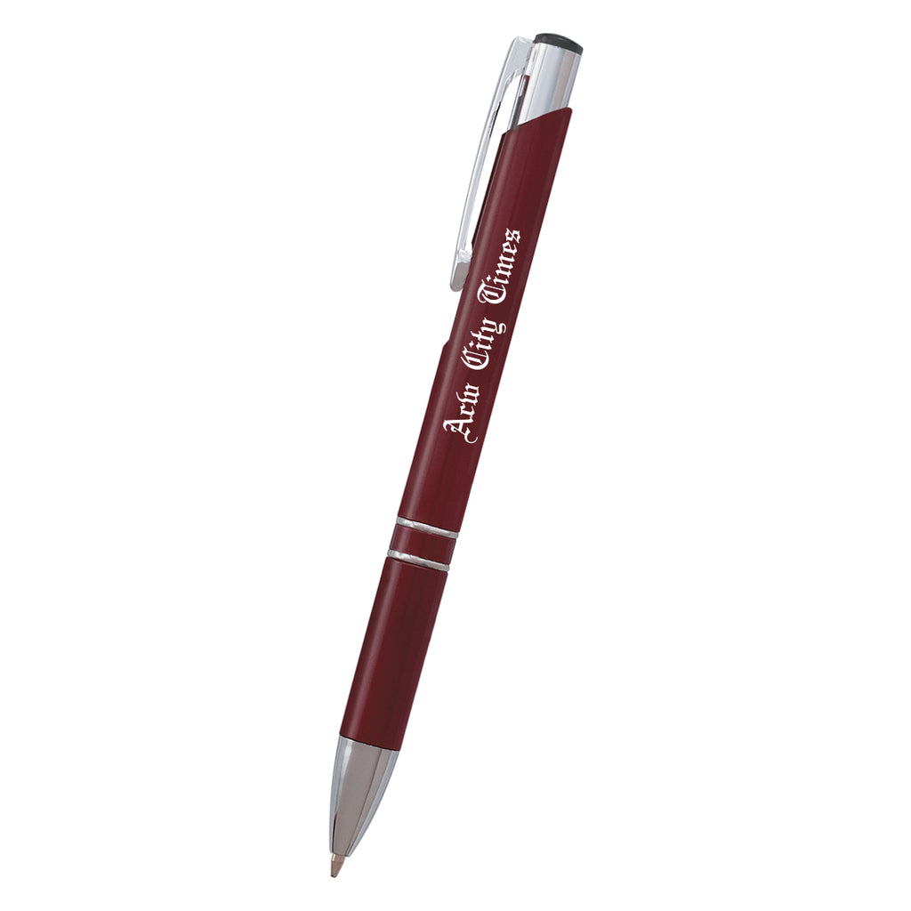 Mirage Pen Full Color - Burgundy - Pad Print