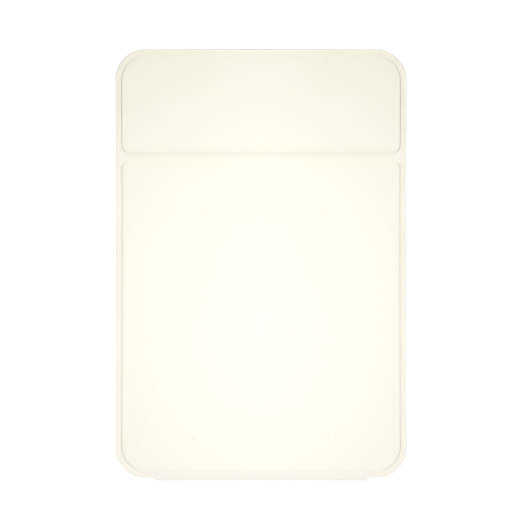 Mirror with an LED Light Full Color - White with Silver - Back