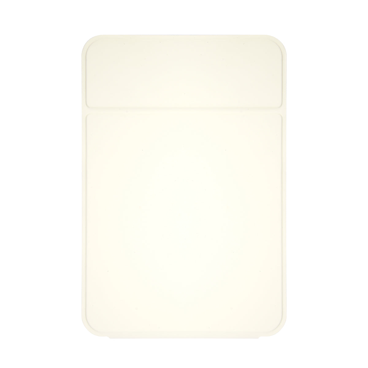 Mirror with an LED Light Full Color - White with Silver - Back