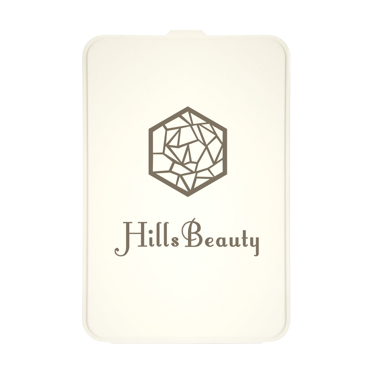 Mirror with an LED Light Full Color - White with Silver - Silk Screen