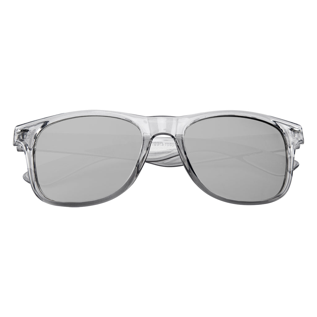 Mirrored Malibu Sunglasses with a Smoked Frame - Front