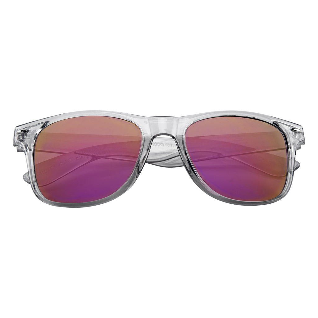 Mirrored Malibu Sunglasses with a Smoked Frame - Front