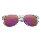 Mirrored Malibu Sunglasses with a Smoked Frame - Front