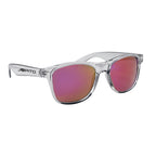 Mirrored Malibu Sunglasses with a Smoked Frame - Silk Screen