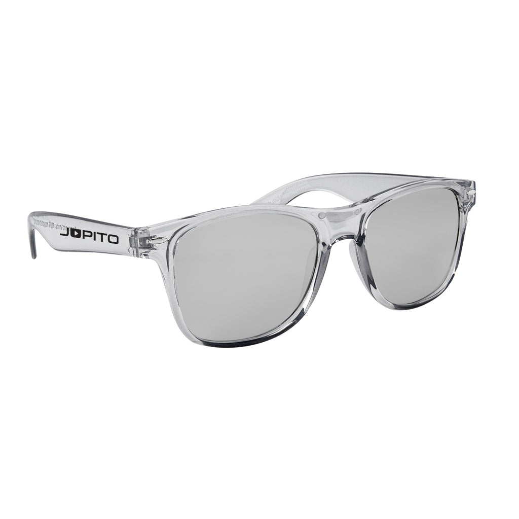 Mirrored Malibu Sunglasses with a Smoked Frame - Silk Screen
