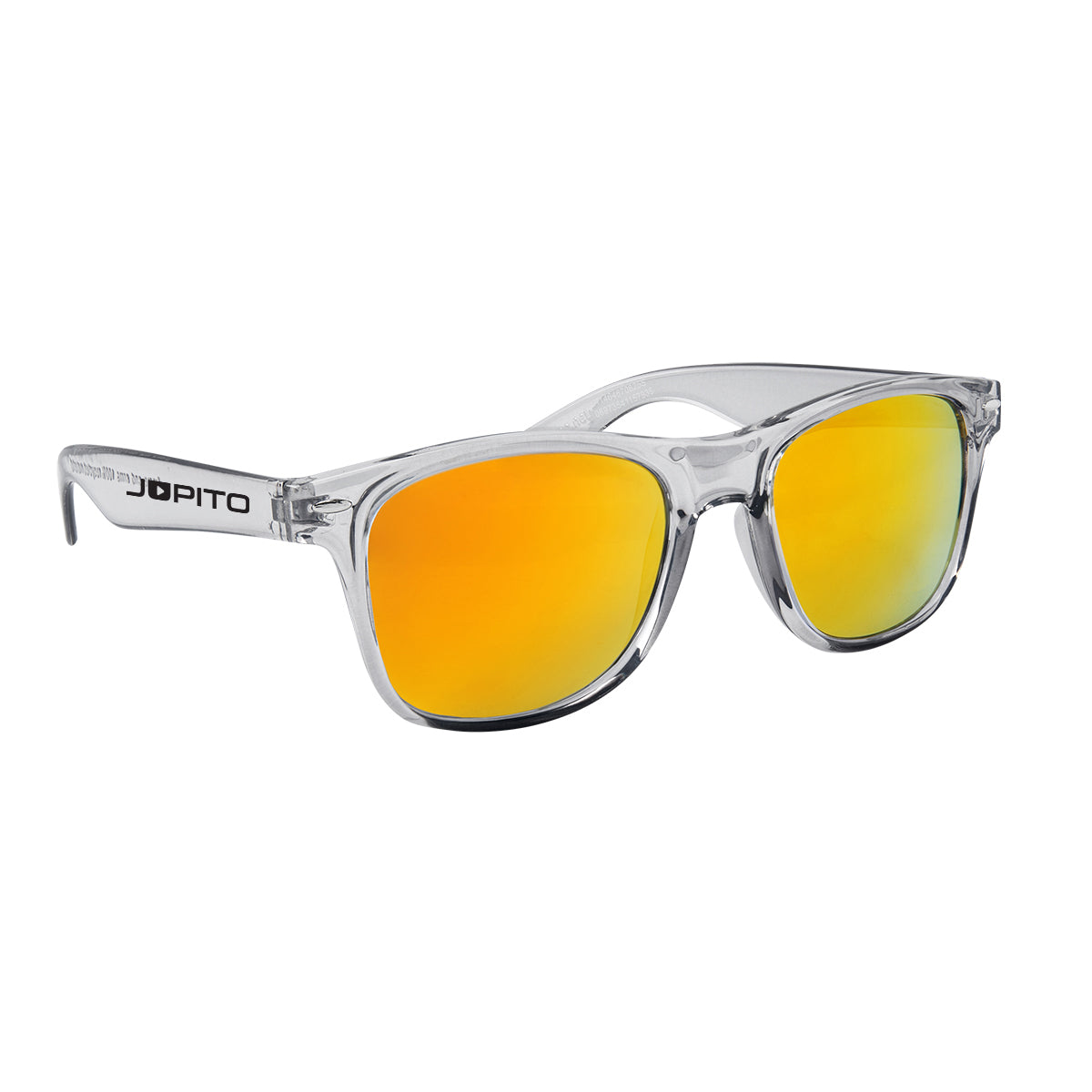 Mirrored Malibu Sunglasses with a Smoked Frame - Silk Screen