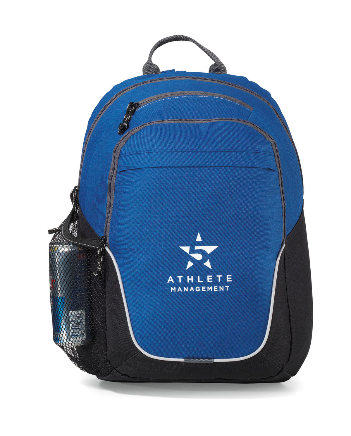 Mission Backpack with Rain Flap Pocket - Royal Blue - View 1