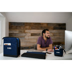 Mobile Office Commuter Sleeve for 15 Inch Laptops Transfer - Navy - View 3